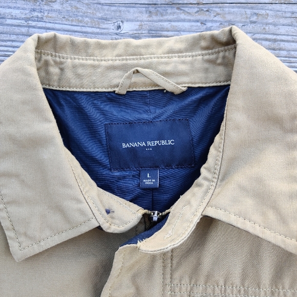 Banana Republic Canvas Jacket Sz. L - Picture 2 of 11